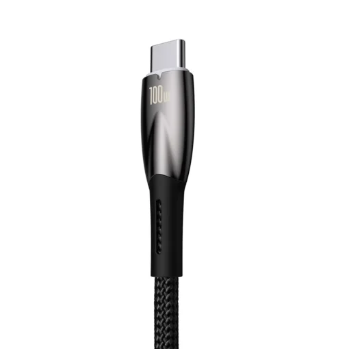 Кабел Baseus Glimmer Series USB-A – USB-C 100W 480Mbps 2м CADH000501 –