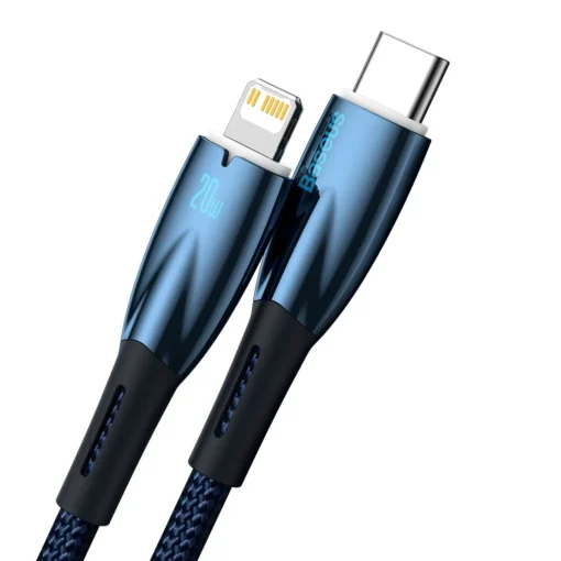 Кабел Baseus Glimmer fast charging USB-C към Lightning 20W 2м –
