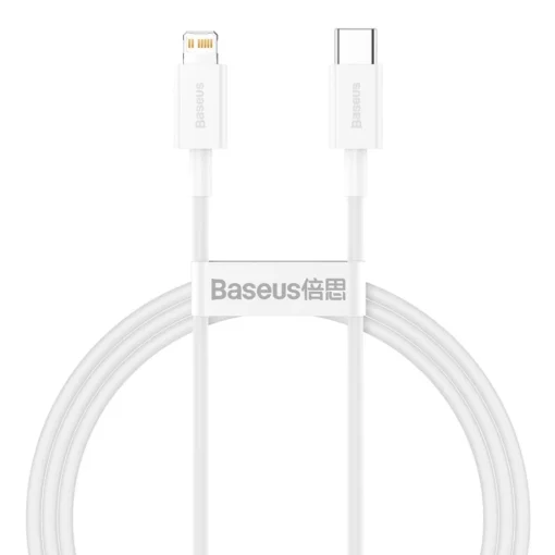 Кабел Baseus Superior USB Type C към Lightning 20W 1м CATLYS-A02 - бял