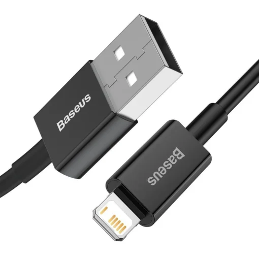 Кабел Baseus Superior USB към Lightning 2.4 A 2 м – черен