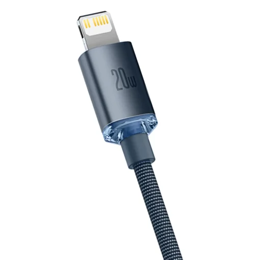 Кабел Baseus CAJY000201 Crystal Shine USB Type C към Lightning 20W 1.2м –