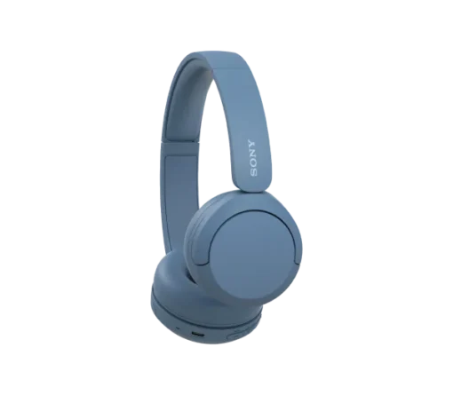 Безжични слушалки Sony Headset WH-CH520L – сини
