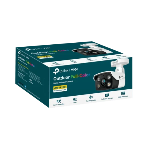 4MP външна пълноцветна булет мрежова камера TP-Link VIGI C340