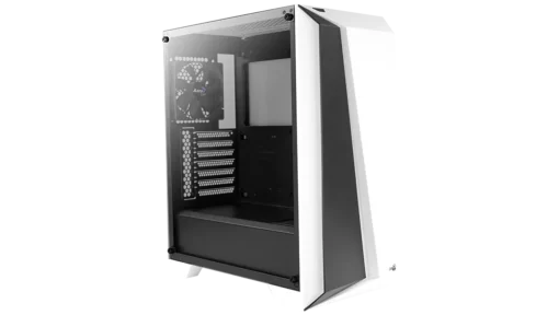 Кутия за настолен компютър Aerocool Cylon Pro RGB прозрачен панел от закалено стъкло CYLON-PRO-G-WT-V2 –