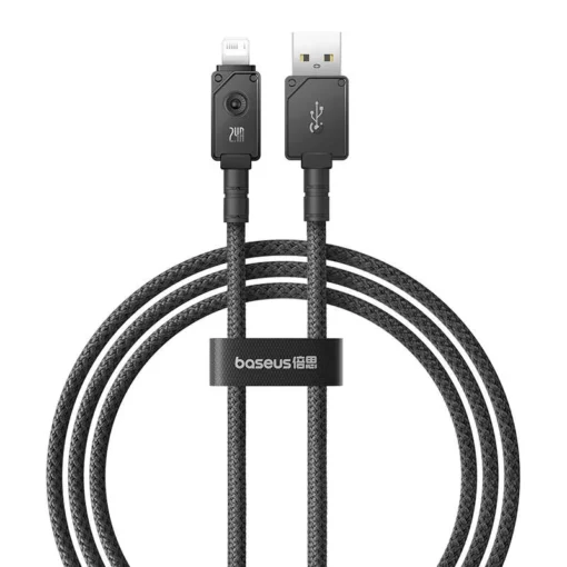 Кабел Baseus Unbreakable Series USB към Lightning 2.4A 2м P10355802111-01 –