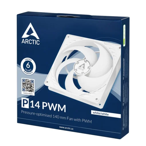 Arctic вентилатор Fan 140mm P14 PWM white/white – ACFAN00222A