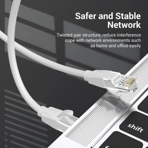 Vention Кабел LAN UTP Cat.6 Patch Cable – 1.5M Gray – IBEHG