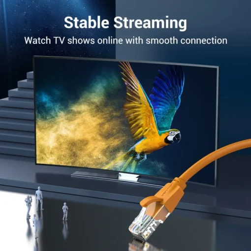 Vention Кабел LAN UTP Cat.6 Patch Cable – 1M Orange – IBEOF