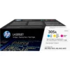КОМПЛЕКТ 3 КАСЕТИ ЗА HP COLOR LASER JET PRO 300/400 Color Printer/MFP series - TRIPLE PACK - C/M/Y - CE411A/CE412A/CE413