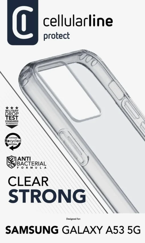 ClearDuo прозрачен твърд калъф за Samsung Galaxy A53