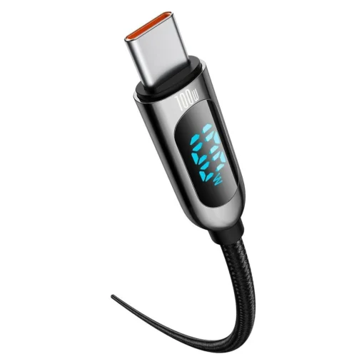 Кабел Baseus CATSK-C01 USB Type-C към USB Type-C с дисплей 100W 20V/5A 2м