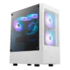 Gamdias кутия Case ATX - TALOS E3 MESH White - aRGB Tempered Glass