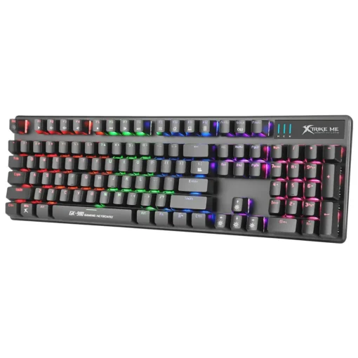 Xtrike ME механична клавиатура Gaming Keyboard Mechanical 104 keys GK-980 - Blue switches Rainbow