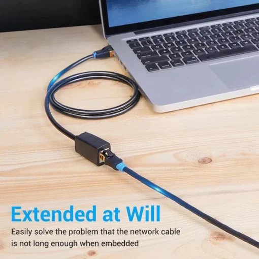 Vention удължителен кабел Cat.8 SSTP Extension Patch Cable 1M Black 40Gbps –