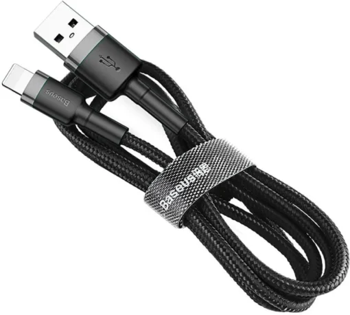 Кабел Baseus Cafule USB-А към Lightning CALKLF-CG1 2м черен