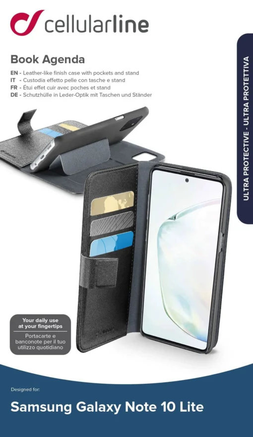Калъф Book Agenda за Samsung Galaxy Note 10 Lite