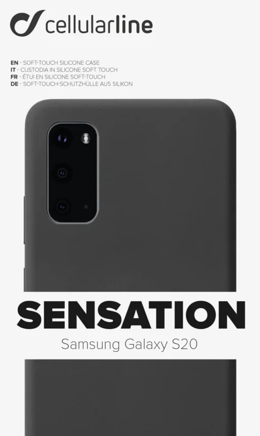 Sensation калъф за Samsung Galaxy S20 черен