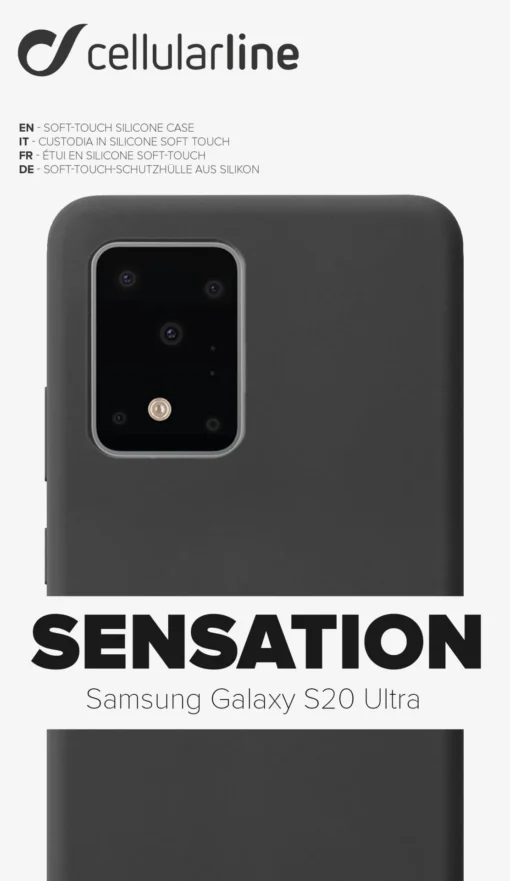 Sensation калъф за Samsung Galaxy S20 Ultra черен