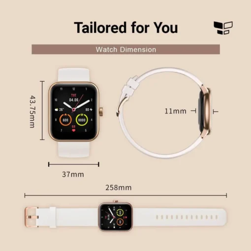 Maimo смарт часовник Smartwatch – Maimo Watch Black – SPO2
