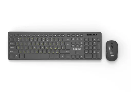 Makki БДС клавиатура и мишка Combo Keyboard and Mouse Wireless 2.4G BG low-profile chocolate -