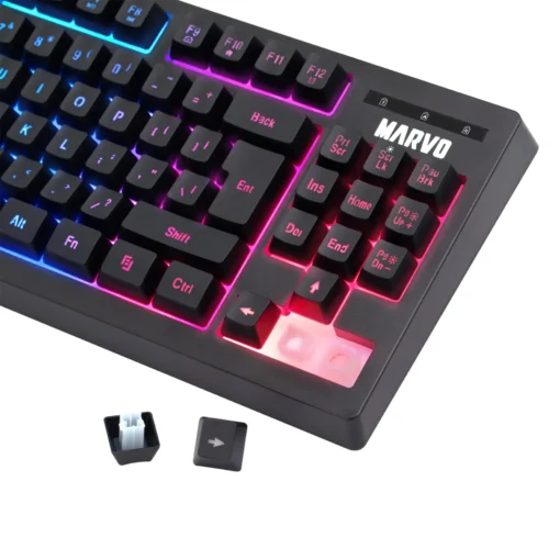 Marvo геймърска клавиатура Gaming Keyboard TKL 87 keys –