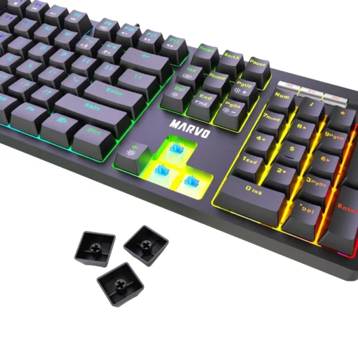 Marvo механична клавиатура Gaming Keyboard Mechanical KG948 – 108 keys