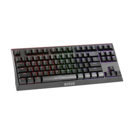 Marvo механична геймърска клавиатура Gaming Mechanical keyboard KG953G – Blue switches