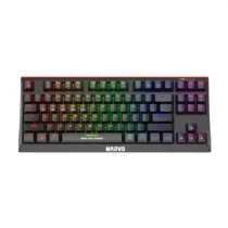 Marvo безжична механична геймърска клавиатура Wireless Gaming Mechanical keyboard KG953W - Bluetooth 5.0 Blue switches 87 keys