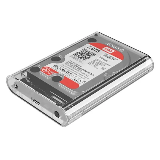 Orico кутия за диск Storage – Case – 3.5 inch USB3.0 transparent –