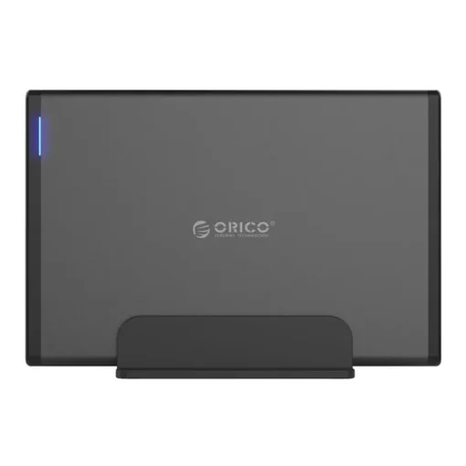 Orico кутия за диск Storage - Case - 3.5 inch Vertical USB3.1 Type-C Power adapter UASP black -