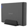 Orico кутия за диск Storage - Case - 3.5 inch Vertical USB3.0 Power adapter UASP black -