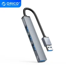 Orico хъб USB3.0/2.0 HUB 4 port Aluminum - AH-A13-GY