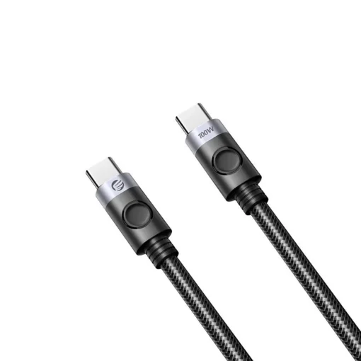 Orico кабел Cable USB C-to-C PD 100W Charging 1.5m Black – C2CZ-BK-15