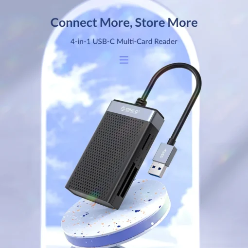 Orico четец за карти Card Reader USB Type C – CL4T-C3-BK