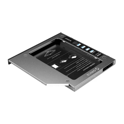 Orico тънко кади за лаптоп Laptop Caddy 9.0-9.5mm SATA3 with LED/switch –