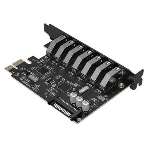 Orico карта PCI-E card 7 x USB3.0 port 5Gbps – PVU3-7U-V1