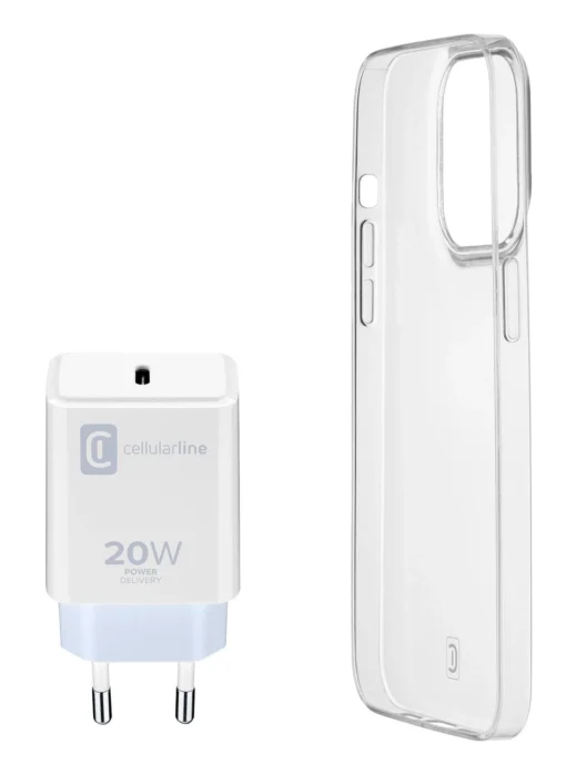 Пакет за iPhone 14 Plus- Зарядно USB-C 20W + калъф