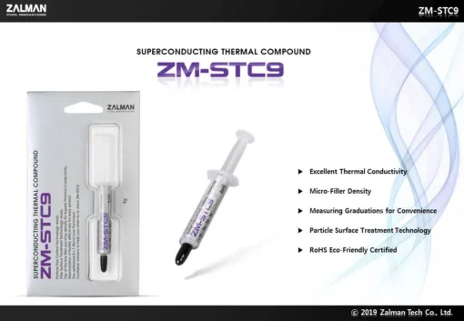Zalman термо паста Thermal compound 9.1W/mK 4g – ZM-STC9
