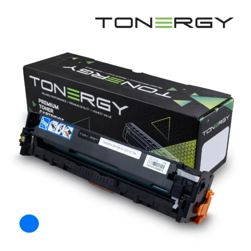 Tonergy съвместима Тонер Касета Compatible Toner Cartridge HP 128A CE321A Cyan Standard Capacity