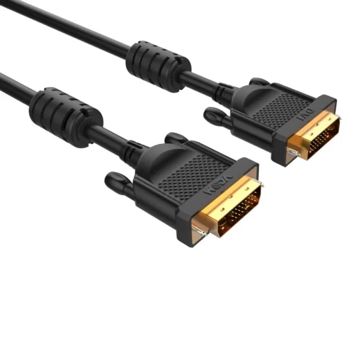 VCom кабел DVI 24+1 Dual Link M / M +2 Ferrites – CG442GD-5m