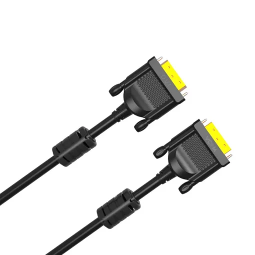 VCom кабел DVI 24+1 Dual Link M / M +2 Ferrites – CG442GD-5m