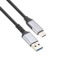 VCom Кабел USB 3.2 Gen2 Type-C / USB AM 10Gbps Black - CU401M-1m
