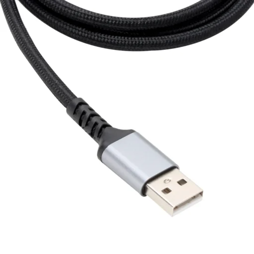 VCom Кабел USB 3.1 Micro type C / USB 2.0 AM Black – CU405M-1.8m