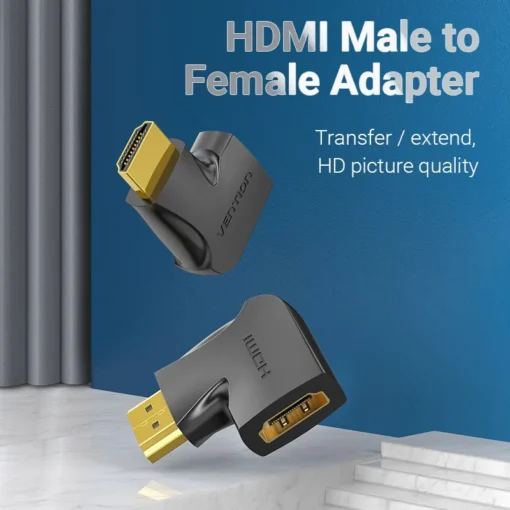 Vention Адаптер Adapter HDMI Vertical Flat 270 Degree M/F – AIQB0