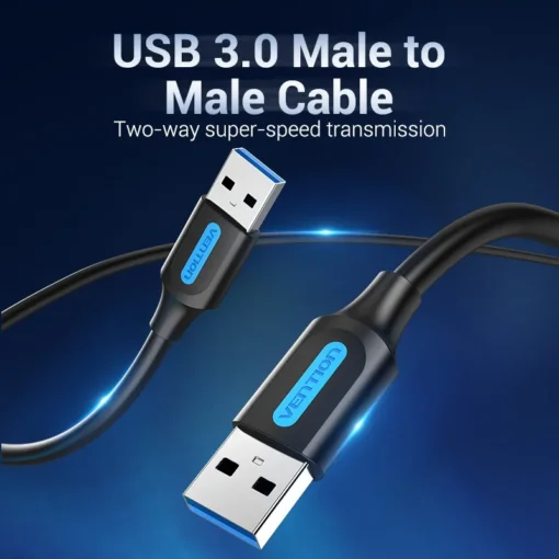 Vention Кабел USB 3.0 AM / AM – 1.5M Black – CONBG