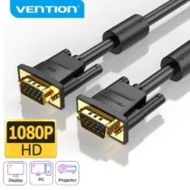 Vention Кабел за монитор Cable VGA HD15 M / M 1.5m Gold Plated 2 Ferrites - DAEBG