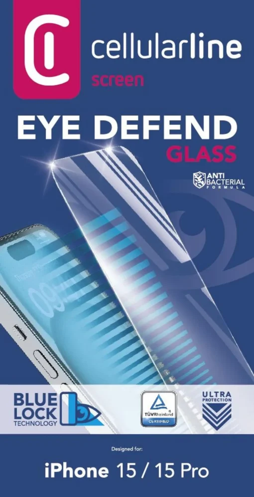 Закален протектор Eye Defend за iPhone 15/15 Pro