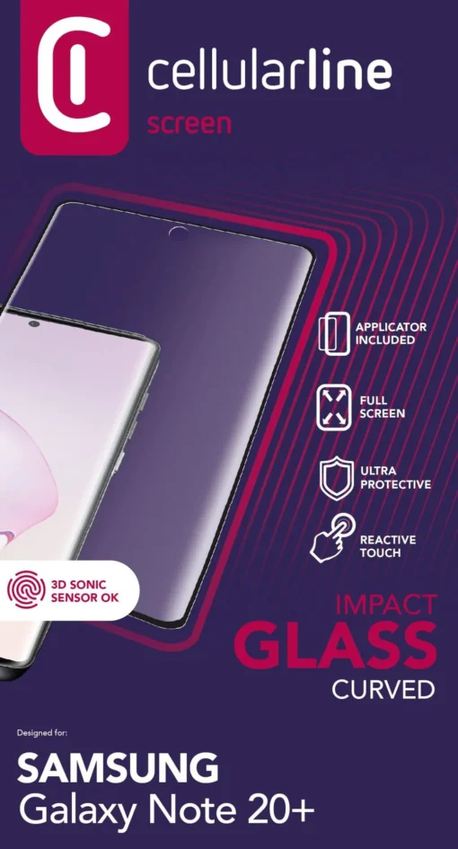 Закалено 3D стъкло за Samsung Galaxy Note 20 Ultra
