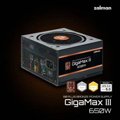Zalman захранване PSU GigaMax III ATX 3.0 650W Bronze –
