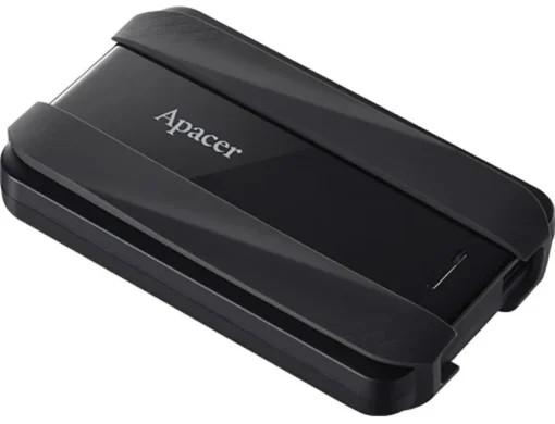 Външен твърд диск Apacer AC533 2TB 2.5" SATA HDD USB 3.2 Portable Hard Drive Plastic / Rubber Jet black